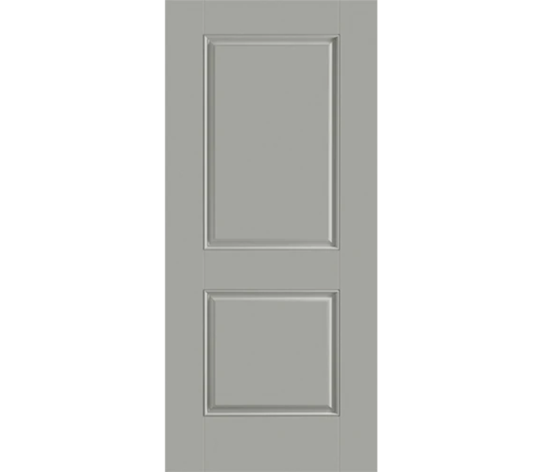 Allentown Two Panel Square Fiberglass Entry Door